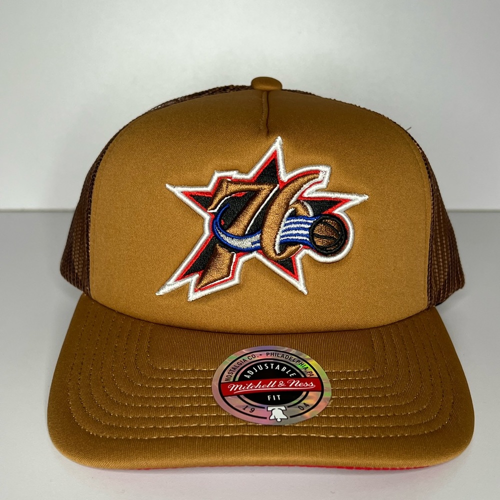 Mitchell & Ness NBA 76ers Trucker Snapback